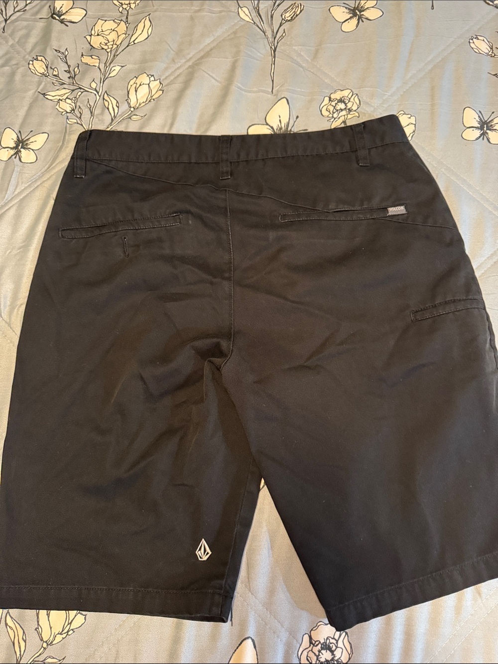 Volcom Men’s Black Flat Front Shorts